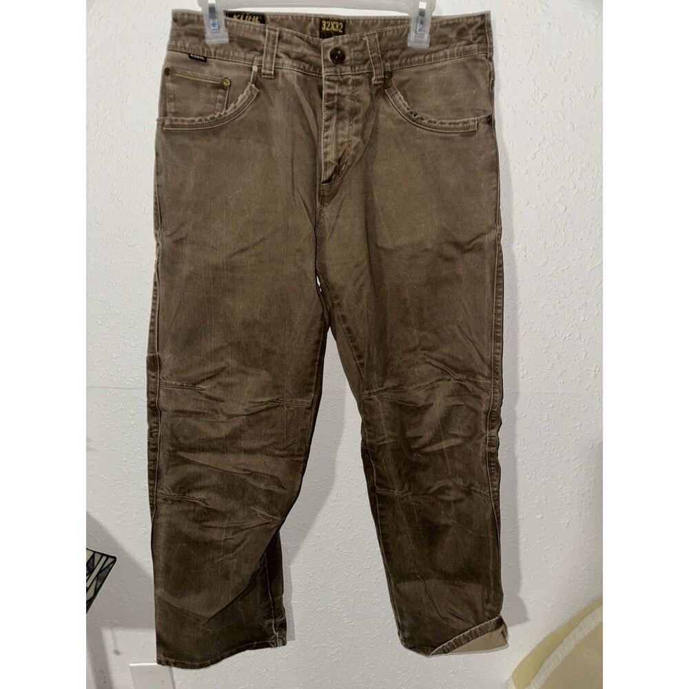 Kuhl Crag Series Men's Army Brown 7 Pockets Hiking Outdoors Heavy Pants Sz 32x32